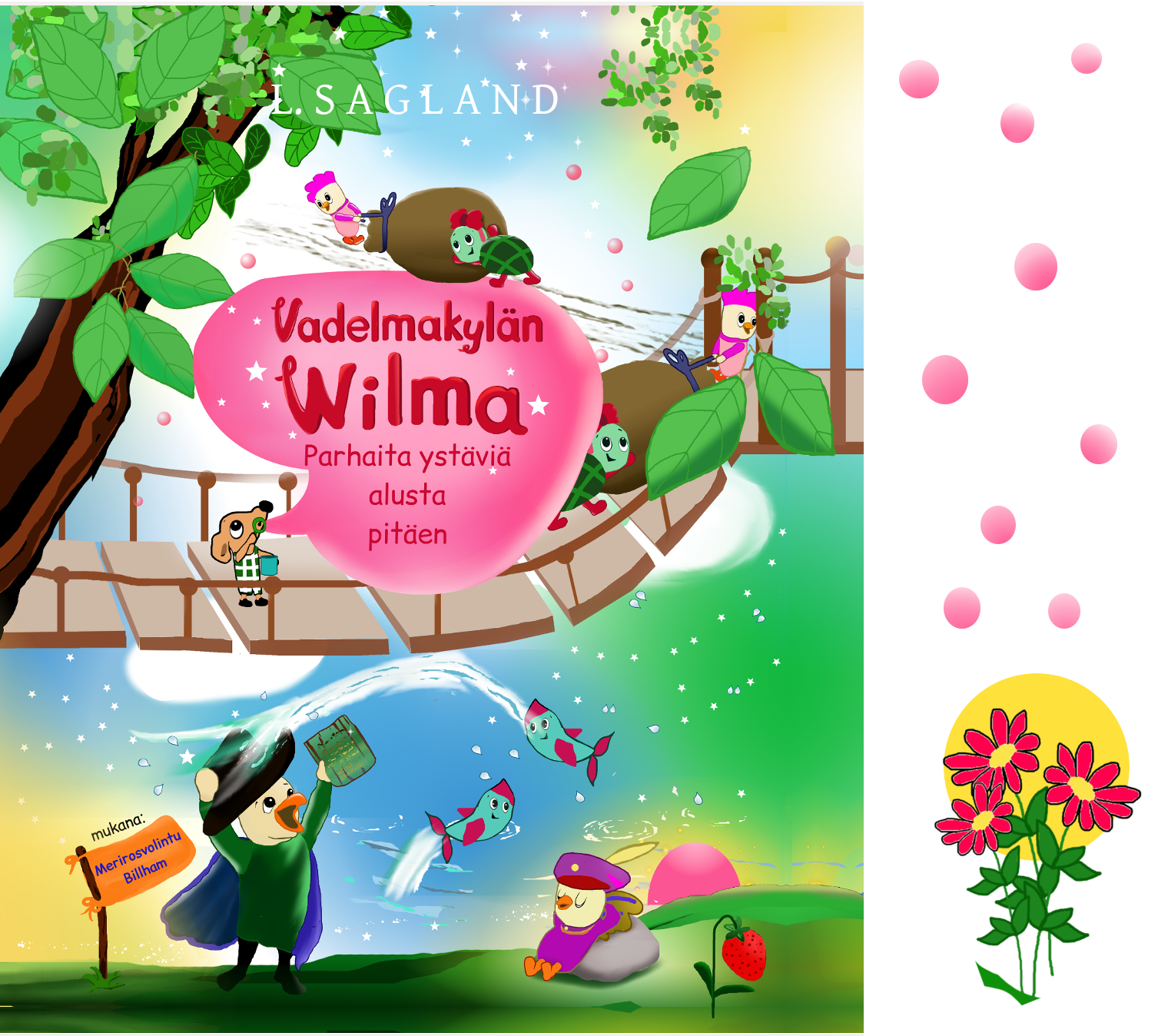 Vadelmakylän Wilma kirjan kansi